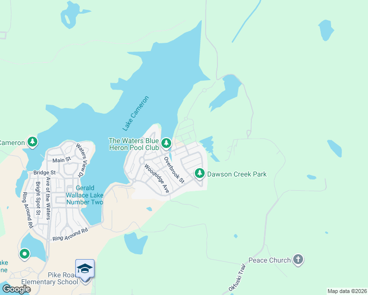 map of restaurants, bars, coffee shops, grocery stores, and more near Unnamed Road in Montgomery