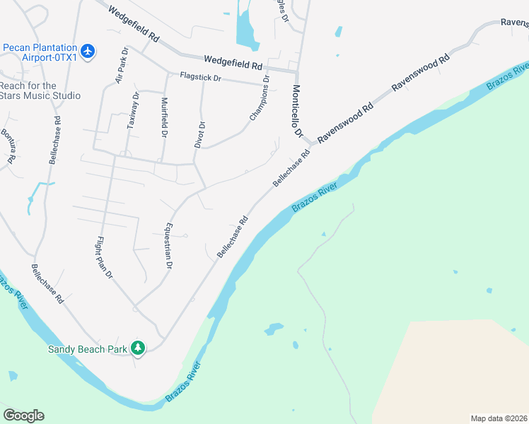 map of restaurants, bars, coffee shops, grocery stores, and more near 9710 Bellechase Road in Granbury