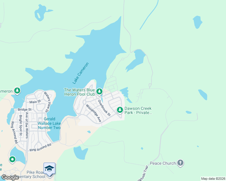 map of restaurants, bars, coffee shops, grocery stores, and more near Unnamed Road in Montgomery