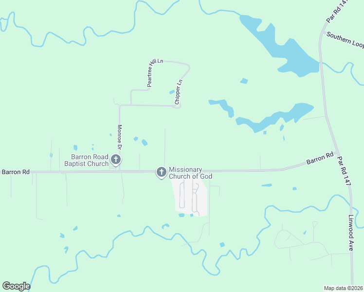 map of restaurants, bars, coffee shops, grocery stores, and more near 936 Barron Rd in Keithville