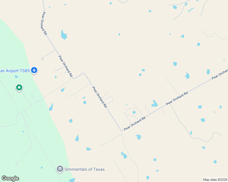 map of restaurants, bars, coffee shops, grocery stores, and more near 2772 Pear Orchard Road in Granbury