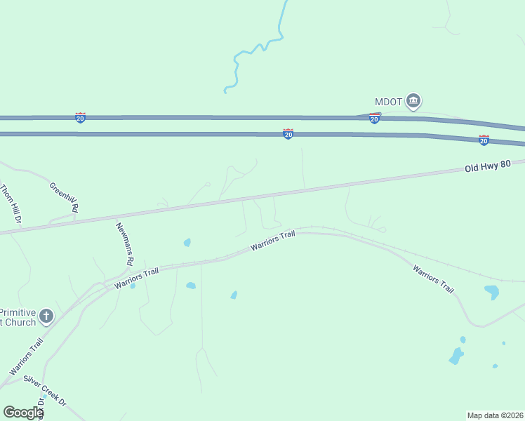 map of restaurants, bars, coffee shops, grocery stores, and more near 76 Pepper Ridge Road in Vicksburg