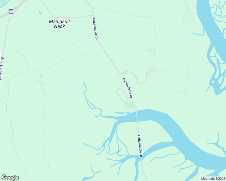 map of restaurants, bars, coffee shops, grocery stores, and more near 24 Chechessee Bluff Circle in Okatie