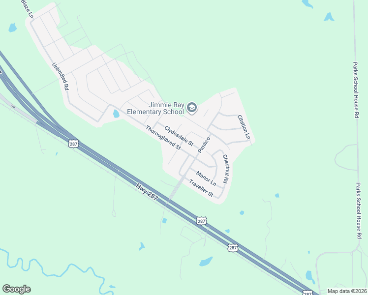 map of restaurants, bars, coffee shops, grocery stores, and more near 123 Shetland Street in Waxahachie