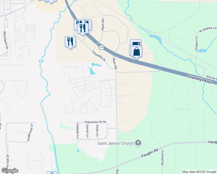map of restaurants, bars, coffee shops, grocery stores, and more near 8200 Dison Drive in Montgomery