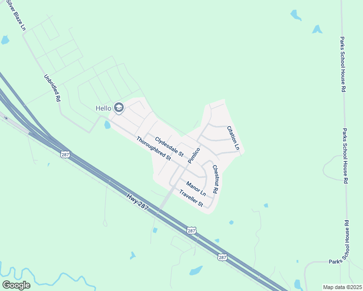map of restaurants, bars, coffee shops, grocery stores, and more near 214 Arabian Road in Waxahachie