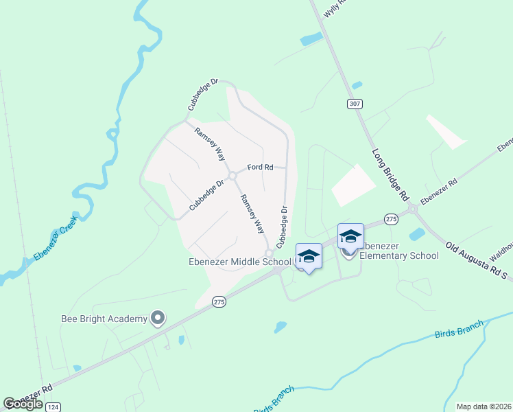 map of restaurants, bars, coffee shops, grocery stores, and more near 110 Ramsey Way in Rincon