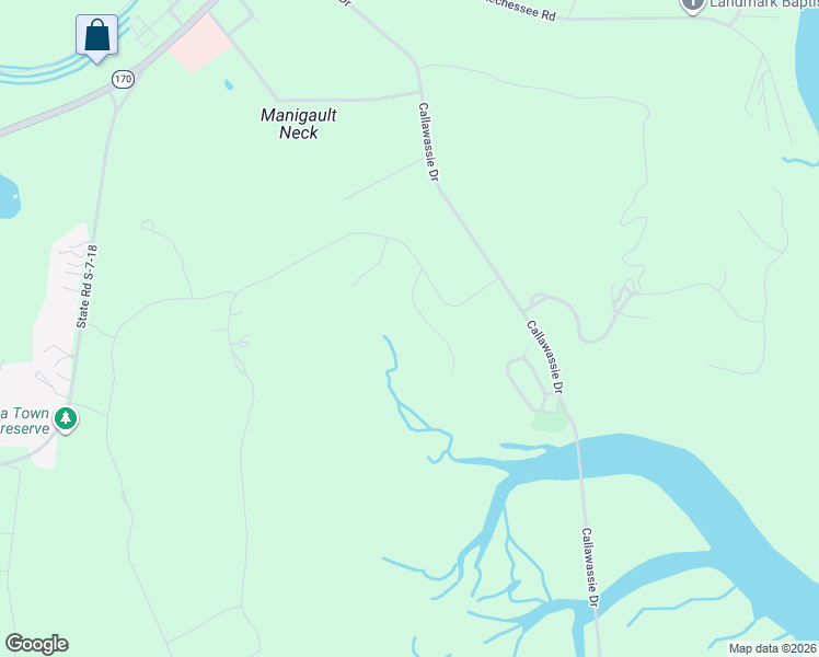 map of restaurants, bars, coffee shops, grocery stores, and more near 20 Rice Trunk Road in Okatie