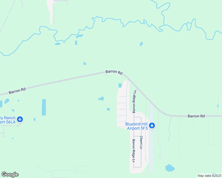 map of restaurants, bars, coffee shops, grocery stores, and more near 2725 Barron Road in Keithville