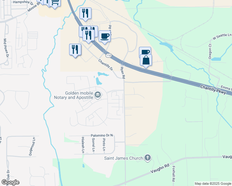 map of restaurants, bars, coffee shops, grocery stores, and more near 8200 Dison Drive in Montgomery