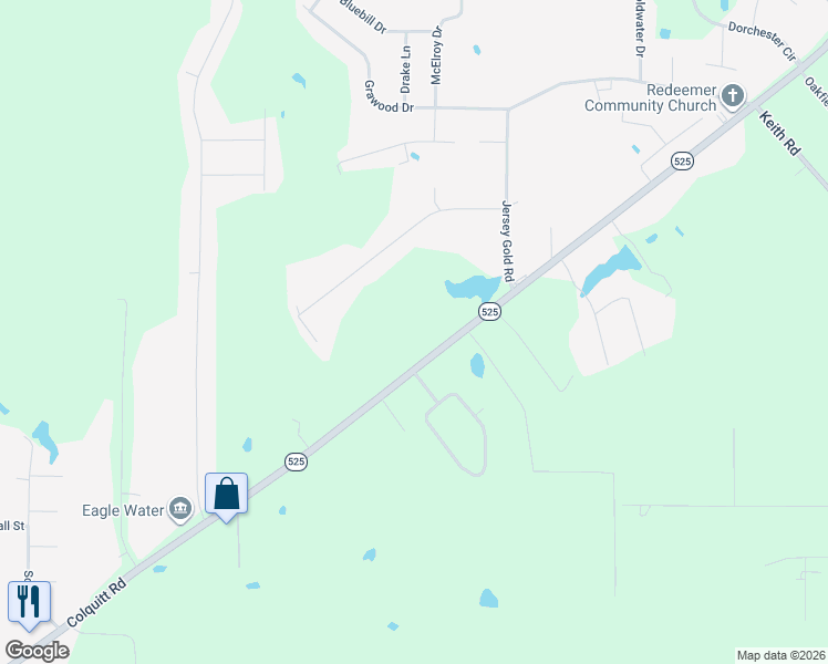 map of restaurants, bars, coffee shops, grocery stores, and more near 6348 Colquitt Road in Keithville