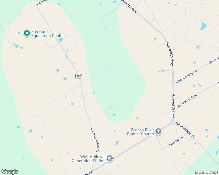 map of restaurants, bars, coffee shops, grocery stores, and more near 8005 Contrary Creek Road in Granbury