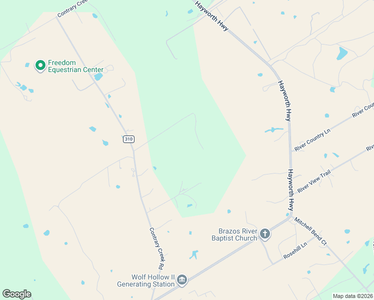 map of restaurants, bars, coffee shops, grocery stores, and more near 8005 Contrary Creek Road in Granbury