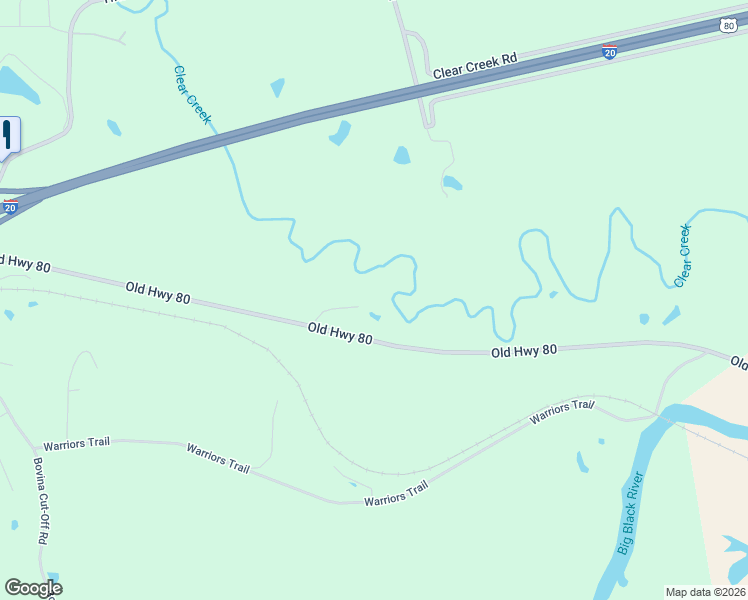 map of restaurants, bars, coffee shops, grocery stores, and more near 111 Virginia Ridge in Vicksburg