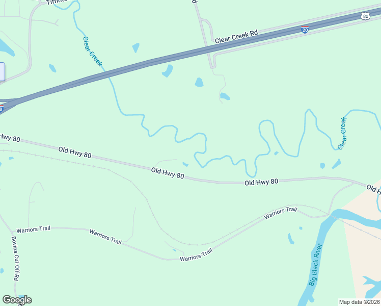 map of restaurants, bars, coffee shops, grocery stores, and more near 111 Virginia Ridge in Vicksburg