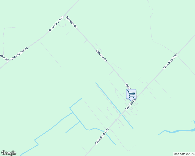 map of restaurants, bars, coffee shops, grocery stores, and more near 1228 Seaside Road in Saint Helena Island