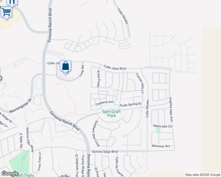 map of restaurants, bars, coffee shops, grocery stores, and more near 4901 Calle Sonesta in Las Cruces