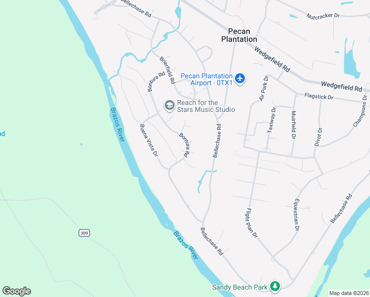 map of restaurants, bars, coffee shops, grocery stores, and more near 9022 Bontura Road in Granbury