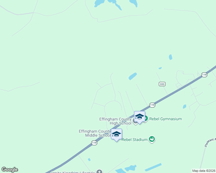 map of restaurants, bars, coffee shops, grocery stores, and more near 121 Travelers Drive in Springfield