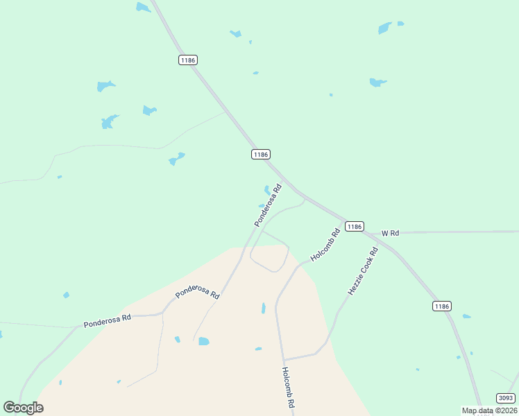 map of restaurants, bars, coffee shops, grocery stores, and more near Ponderosa Road in Marshall