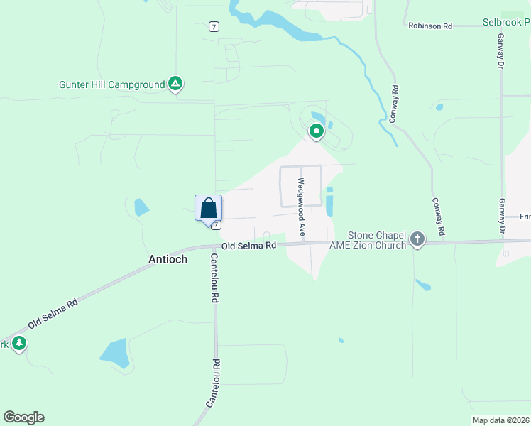 map of restaurants, bars, coffee shops, grocery stores, and more near 6400 Friendship Rd in Montgomery