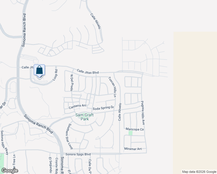 map of restaurants, bars, coffee shops, grocery stores, and more near 4345 Kachina Canyon Road in Las Cruces
