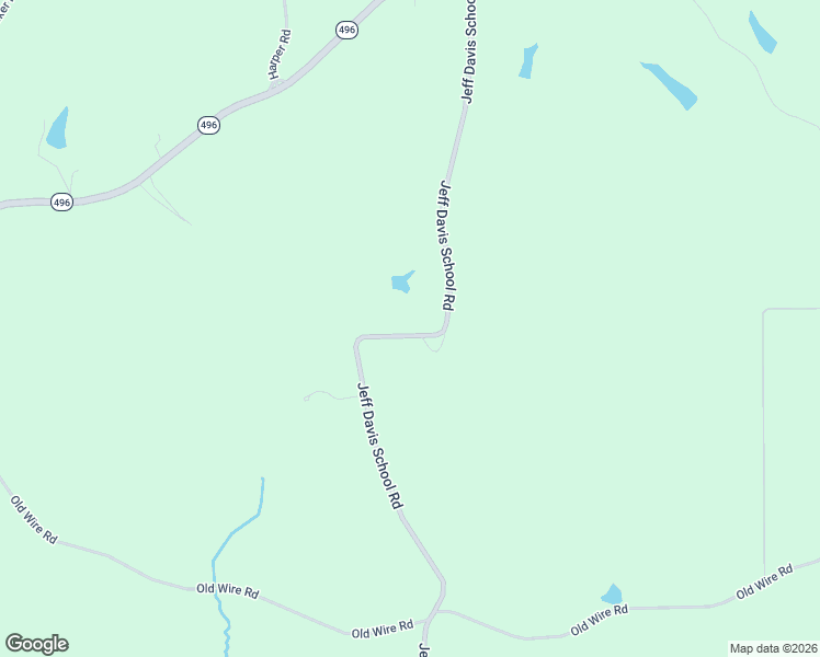 map of restaurants, bars, coffee shops, grocery stores, and more near 1346 Jeff Davis School Road in Meridian