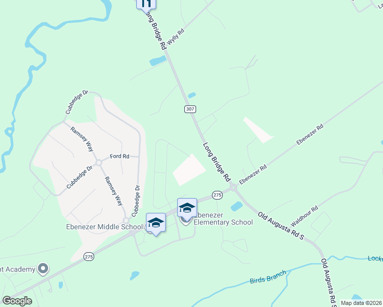 map of restaurants, bars, coffee shops, grocery stores, and more near 1326 Long Bridge Road in Rincon