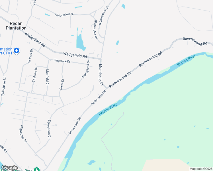 map of restaurants, bars, coffee shops, grocery stores, and more near 9625 Monticello Drive in Granbury