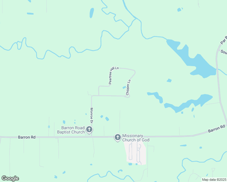 map of restaurants, bars, coffee shops, grocery stores, and more near 1297 Peartree Hill Lane in Keithville