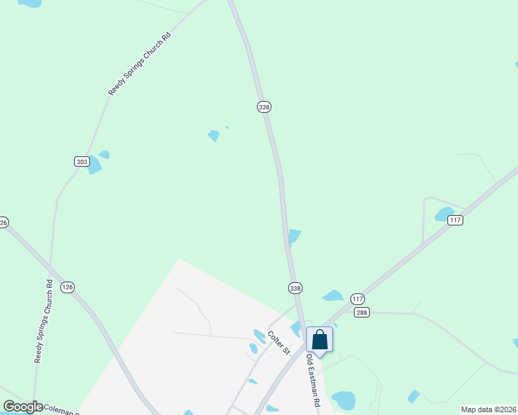 map of restaurants, bars, coffee shops, grocery stores, and more near 3843 Georgia 338 in Cadwell