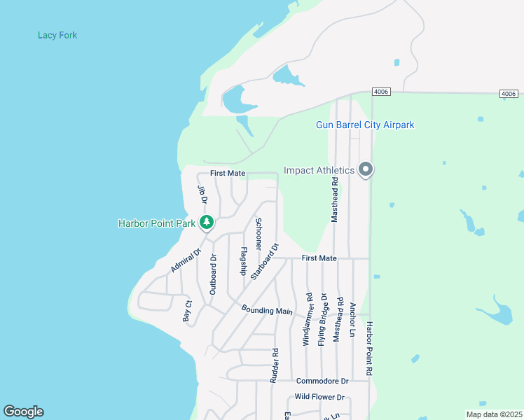 map of restaurants, bars, coffee shops, grocery stores, and more near 215 Seabreeze Drive in Gun Barrel City