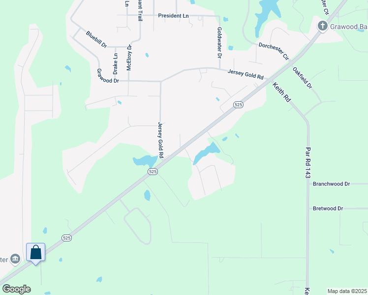 map of restaurants, bars, coffee shops, grocery stores, and more near 6084 Pelican Pointe Drive in Keithville