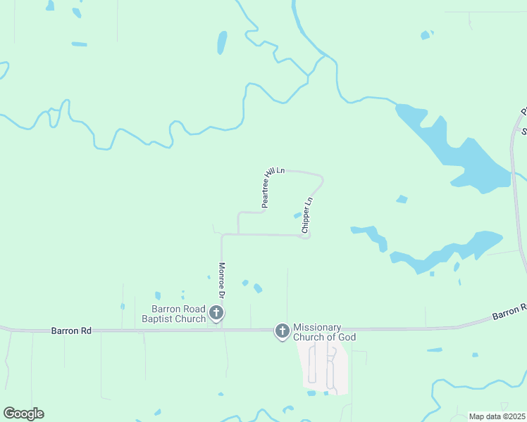 map of restaurants, bars, coffee shops, grocery stores, and more near 1297 Peartree Hill Lane in Keithville