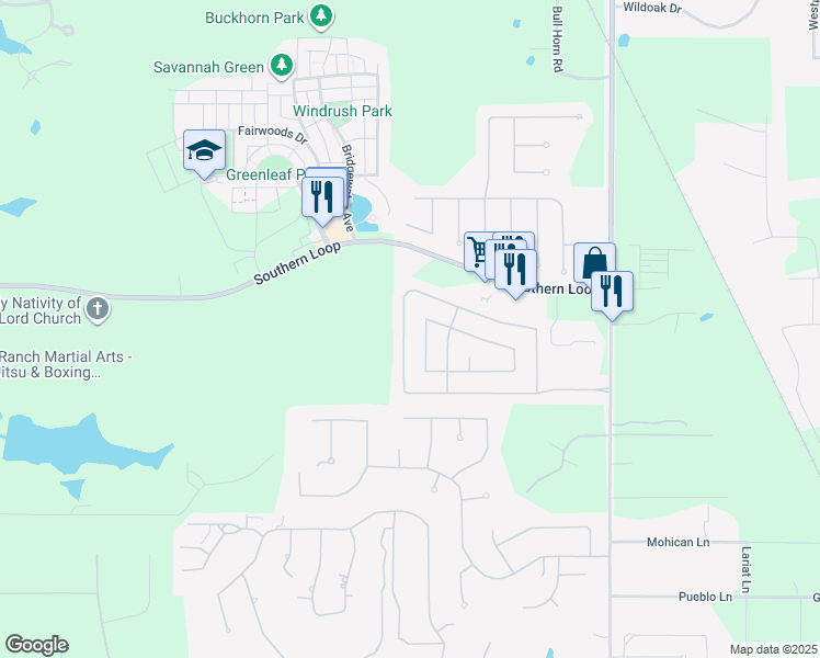 map of restaurants, bars, coffee shops, grocery stores, and more near 1135 Pelican Creek Drive in Shreveport