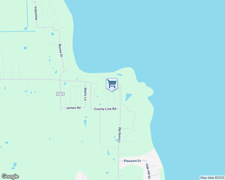 map of restaurants, bars, coffee shops, grocery stores, and more near 2005 Cedar Lane in Kemp