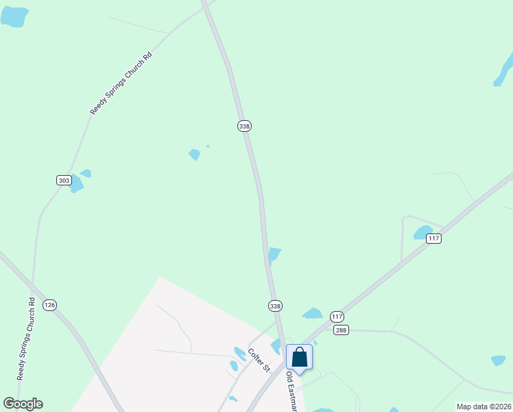 map of restaurants, bars, coffee shops, grocery stores, and more near 3843 Georgia 338 in Cadwell