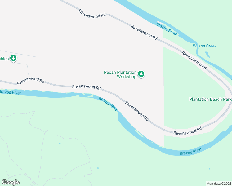 map of restaurants, bars, coffee shops, grocery stores, and more near 9505 Ravenswood Road in Granbury