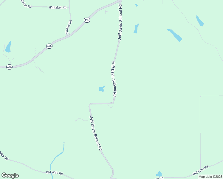 map of restaurants, bars, coffee shops, grocery stores, and more near 1346 Jeff Davis School Road in Meridian