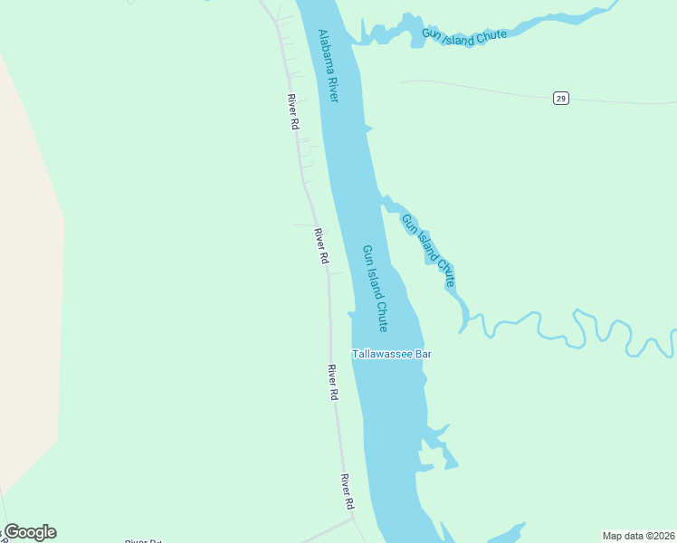 map of restaurants, bars, coffee shops, grocery stores, and more near 1010-1038 River Road in Lowndesboro