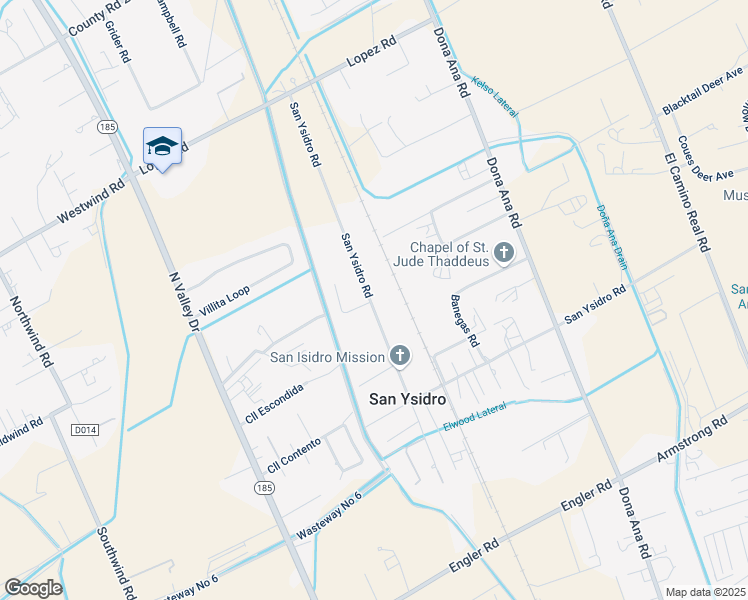 map of restaurants, bars, coffee shops, grocery stores, and more near 4100 San Ysidro Rd in Las Cruces