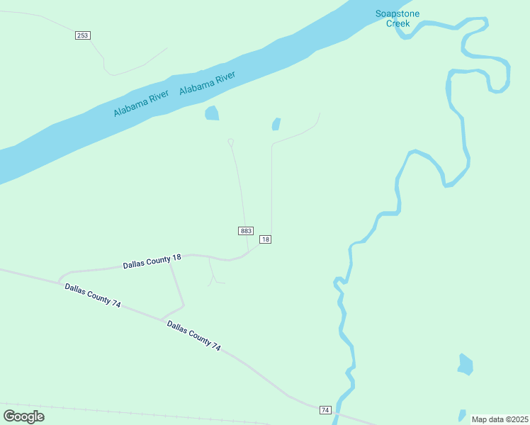 map of restaurants, bars, coffee shops, grocery stores, and more near 806-1146 Dallas County 18 in Selma