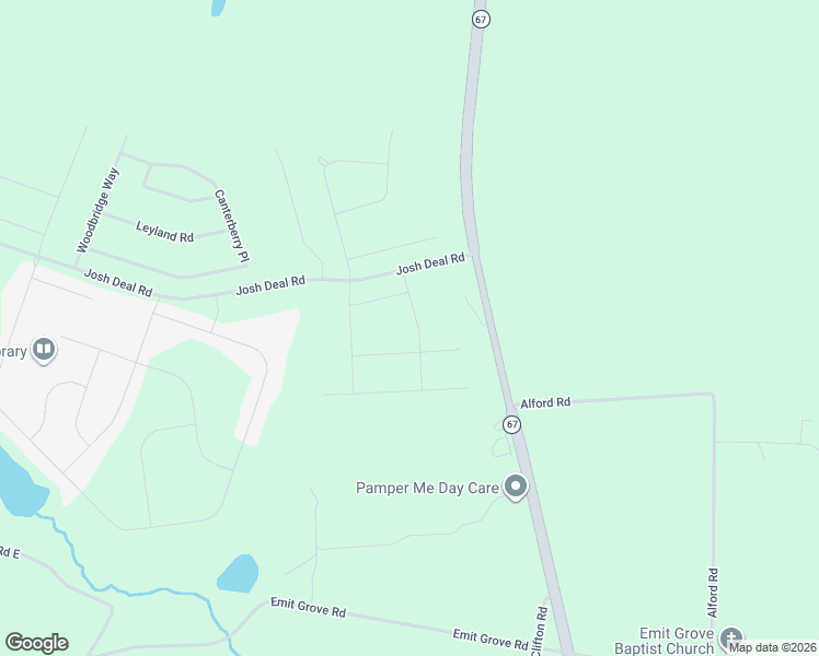 map of restaurants, bars, coffee shops, grocery stores, and more near 13945 Georgia 67 in Statesboro