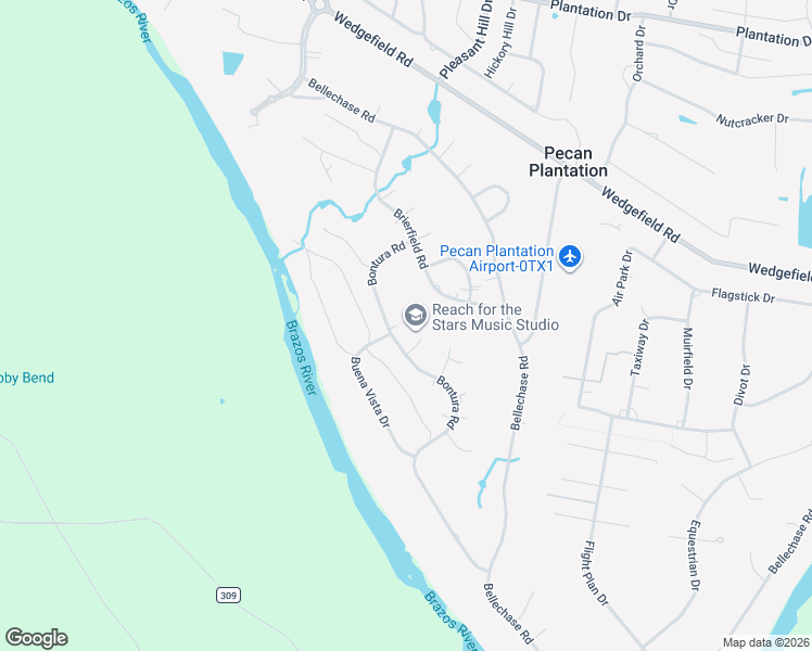 map of restaurants, bars, coffee shops, grocery stores, and more near 6304 Southdown Court in Granbury