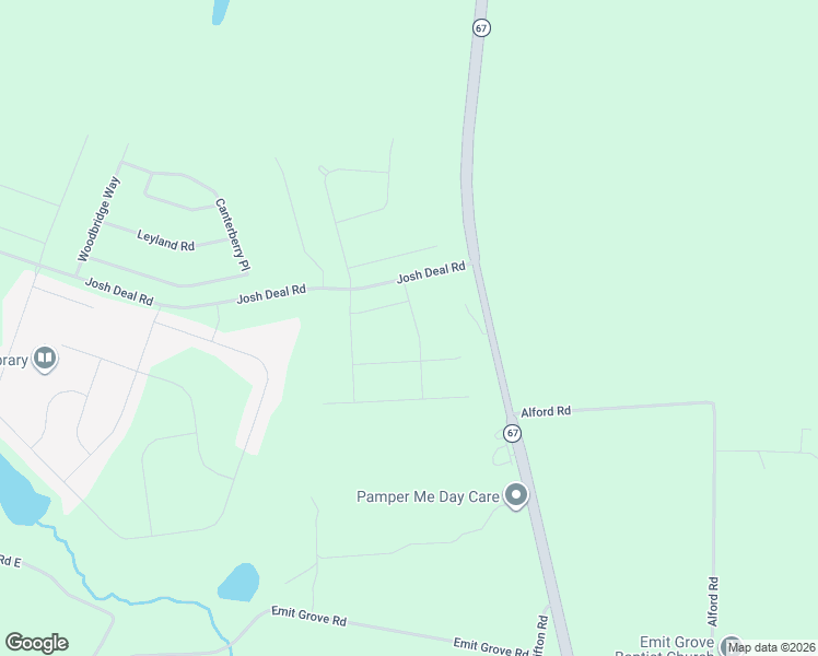 map of restaurants, bars, coffee shops, grocery stores, and more near 13945 Georgia 67 in Statesboro