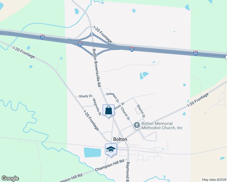 map of restaurants, bars, coffee shops, grocery stores, and more near 306 Gearhart Drive in Bolton
