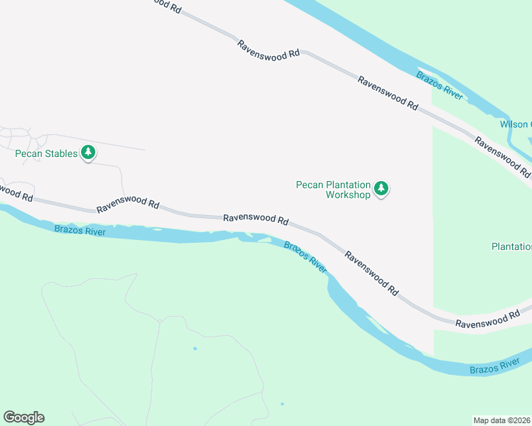 map of restaurants, bars, coffee shops, grocery stores, and more near 9611 Ravenswood Road in Granbury