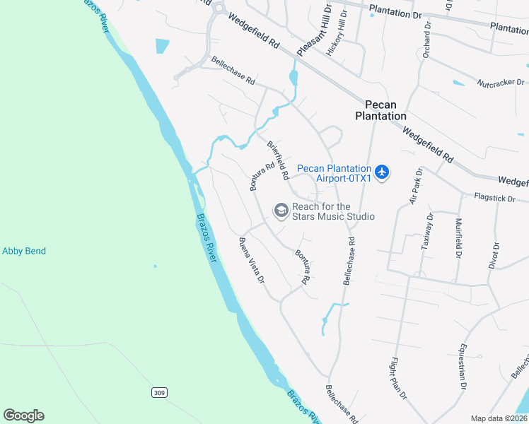 map of restaurants, bars, coffee shops, grocery stores, and more near 8922 Bontura Road in Granbury