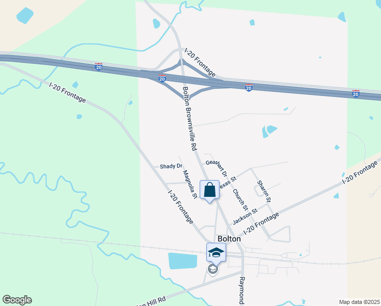 map of restaurants, bars, coffee shops, grocery stores, and more near 506 Brownsville-Bolton Road in Bolton