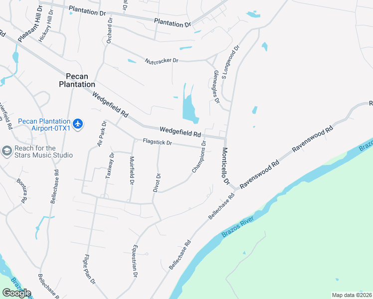 map of restaurants, bars, coffee shops, grocery stores, and more near 5609 Flagstick Drive in Granbury